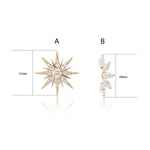 14K Solid Gold Push Pin Labret Stud, Lab Diamond Cartilage Stud