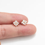 Lab-Grown Diamond Threadless Cartilage Earring 14K Solid Gold Flat Back
