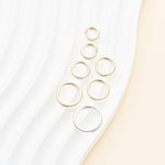 14K Solid Gold Lab Diamond Huggie Clicker Hoop for Helix Conch Cartilage 16G