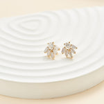Lab-Grown Diamond Threadless Cartilage Earring 14K Solid Gold Flat Back