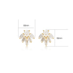 Lab-Grown Diamond Threadless Cartilage Earring 14K Solid Gold Flat Back